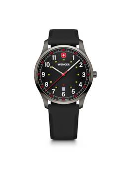 Wenger - City Sport 42 Mm Black Dial Men Analog Watch (01.1441.135) (M)