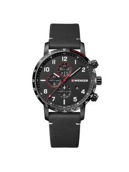 Wenger - Attitude Chrono 44Mm Black Dial Men Watch (01.1543.106) (M)