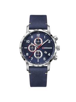 Wenger - Attitude Chrono 44Mm Blue Dial Men Watch (01.1543.109) (M)