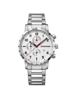 Wenger - Attitude Chrono 44Mm White Dial Men Watch (01.1543.110) (M)