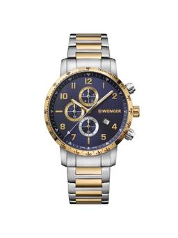 Wenger - Attitude Chrono 44Mm Blue Dial Men Watch (01.1543.112) (M)