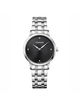 Wenger - Urban Donnissima 35 Mm Black Dial Women Watch (01.1721.105) (M)