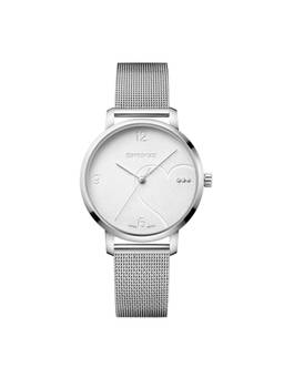 Wenger - Metropolitan Donnissima 38 Mm Silver Dial Women Watch (01.1731.108) (M)