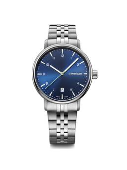 Wenger - Urban Classic 40Mm Blue Dial Men Analog Watch (01.1731.121) (M)