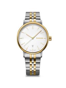 Wenger - Urban Classic 40Mm White Dial Men Analog Watch (01.1731.122) (M)