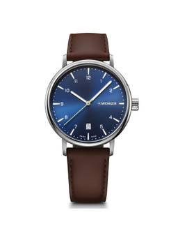 Wenger - Urban Classic 40Mm Blue Dial Men Analog Watch (01.1731.123) (M)