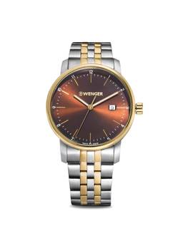 Wenger - Urban Classic 42Mm Brown Dial Men Analog Watch (01.1741.130) (M)
