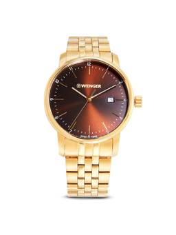 Wenger - Urban Classic 42Mm Brown Dial Men Analog Watch (01.1741.131) (M)