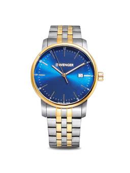 Wenger - Urban Classic 42Mm Blue Dial Men Analog Watch (01.1741.132) (M)