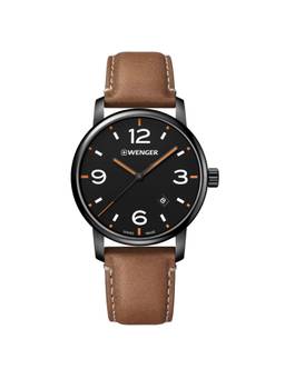 Wenger - Urban Metropolitan 42Mm Analog Black Dial Men Watch (01.1741.134) (M)