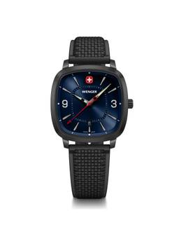 Wenger - Vintage Sport Blue Dial 37Mm Men Analog Watch (01.1921.112) (M)