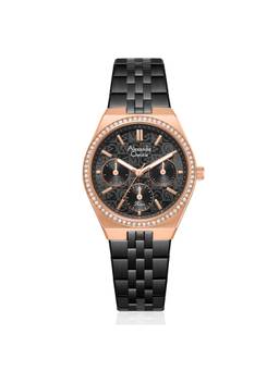 Alexandre Christie - Women's Multifunction Black Quartz Watch (2C19Bfbbrba) (M)
