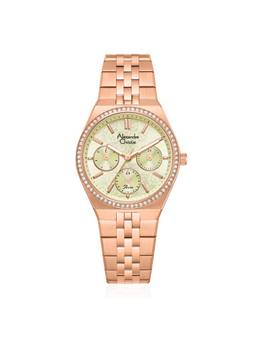 Alexandre Christie - Women's Multifunction Green Quartz Watch (2C19Bfbrgbg) (M)