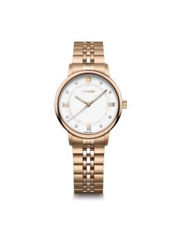 Wenger - Urban Donnissima Swiss Made 35 Mm White Dial Women Watch (60.1721.119) (M)