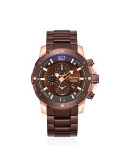 Alexandre Christie - Men's Chronograph Brown Quartz Watch (6410Mcbrobo) (M)