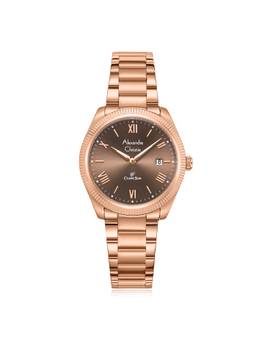 Alexandre Christie - Women's Classic Brown Quartz Watch (8712Ldfrgbo) (M)