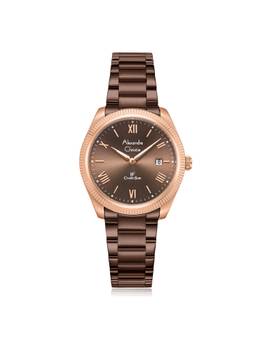 Alexandre Christie - Women's Classic Brown Quartz Watch (8712Ldfrobo) (M)