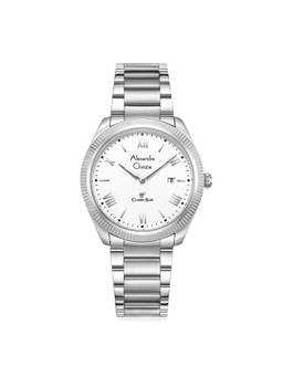 Alexandre Christie - Men's Classic White Quartz Watch (8712Mdfsssl) (M)