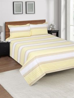 SHADES OF LIFE - Amore Handloom Cotton Bedcover Yellow