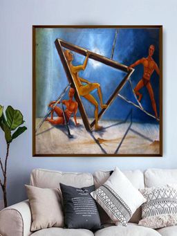 The Art House - Abstract Painting (30X40 Inches)