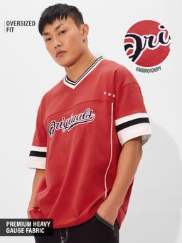 The Souled Store - Red Originals Fiesta Oversized T-Shirt