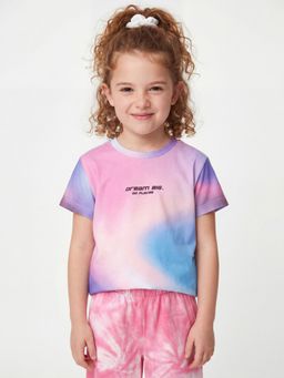 United Colors of Benetton - Multi Color Regular Fit Round Neck Ombre T-Shirt