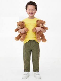 United Colors of Benetton - Yellow Regular Fit Round Neck Solid T-Shirt