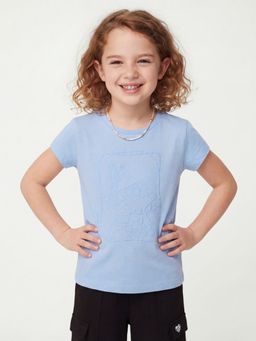 United Colors of Benetton - Regular Fit Round Neck T-Shirt Blue