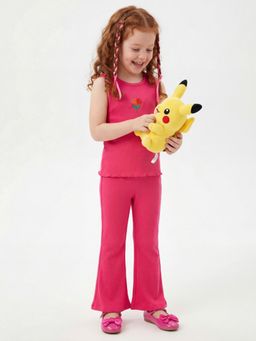 United Colors of Benetton - Solid Regular Fit Trousers Pink