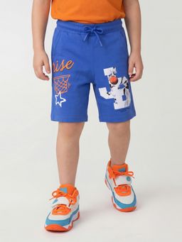 United Colors of Benetton - Regular Fit Mid Rise Graphic Printed Shorts