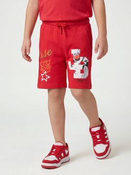 United Colors of Benetton - Regular Fit Mid Rise Graphic Printed Shorts