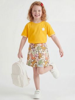 United Colors of Benetton - Multi-Color Regular Fit Mid Rise Printed Skirt