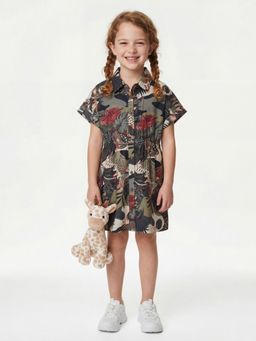 United Colors of Benetton - Multi-Color Viscose Printed Dress