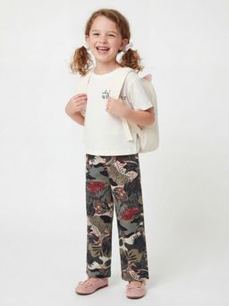 United Colors of Benetton - Multi-Color Viscose Printed Trouser