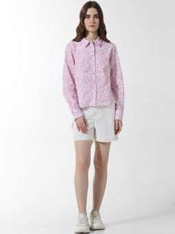 ONLY - Pink Schiffli Shirt