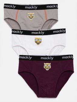 mackly - Boys Printed Briefs (Pack of 3)