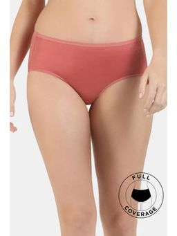 Zivame - Marshmellow Medium Rise Full Coverage Hipster Panty - Dusty Cedar