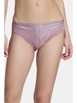 Zivame - Celeste & Rose Low Rise Full Coverage Hipster Panty - Elderberry