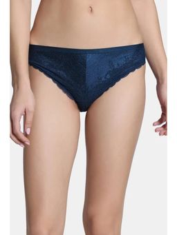 Zivame - Celeste & Rose Low Rise Full Coverage Hipster Panty - Gibraltor Sea