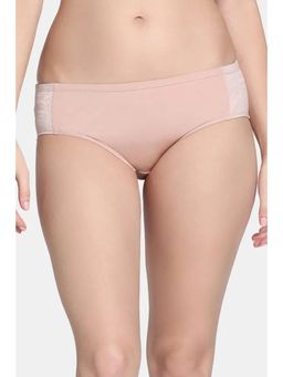 Zivame - Shimmering Secrets Low Rise Full Coverage Hipster Panty - Mahagony Rose
