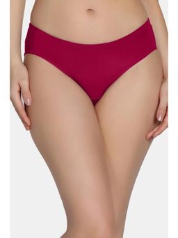 Zivame - Twilight Thistle Low Rise Full Coverage Hipster Panty - Cerise