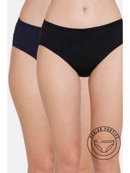 Zivame - Medium Rise Full Coverage Hipster Period Panty - Multi-Color (Pack of 2)