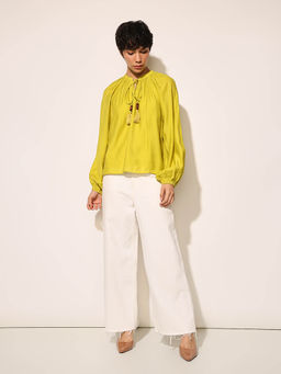 ONLY - Women Loose Fit Green Top