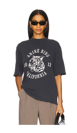 ANINE BING - Avi Tee Collegiate Leopard