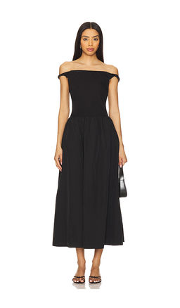 ASTR the Label - Off Shoulder Poplin Dress