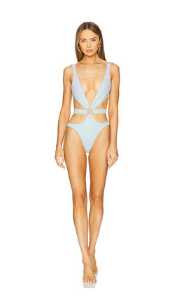 Oceanus - Mei Hand Beaded Cut Out Onesie