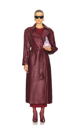 Ducie - Corrin Leather Coat