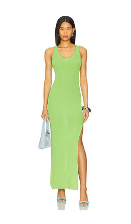 Good American - Stretch Rib Knit Maxi Dress