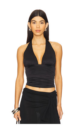 Good American - Slinky Jersey Halter Top