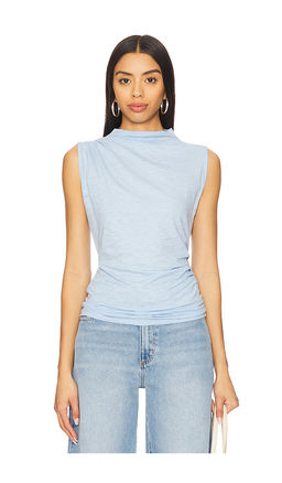 Goldie - Sleeveless Draped Top